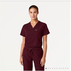 Full Scrub Set Januu Burgandy Scrub Set Brand New